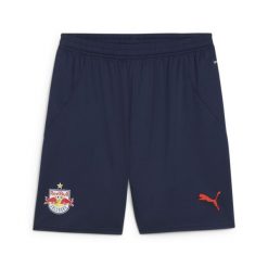 Męskie szorty FC Red Bull Salzburg 24/25 PUMA Club Navy Red Blue. Czerwone szorty Puma, m, bez wzorów, sportowe. Za 191.00 zł.