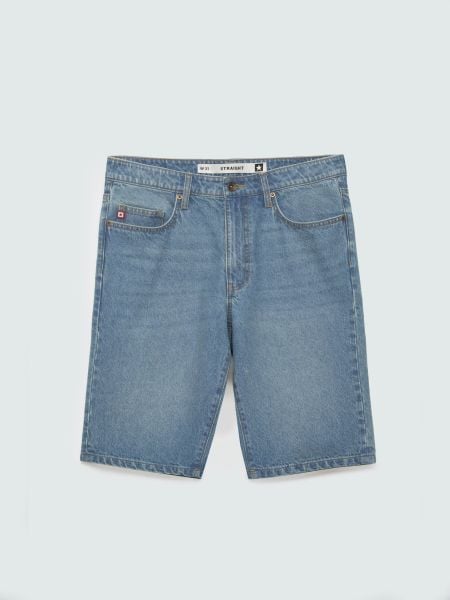 Szorty męskie jeansowe niebieskie Colter 310. Niebieskie szorty BIG STAR, m, bez wzorów, z denimu, klasyczne, z podwyższonym stanem. Za 199.99 zł.