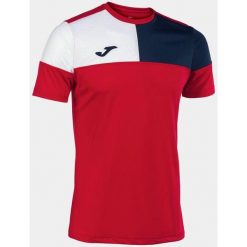 Koszulka Sportowa Joma Crew XL - Oddychająca i Trwała. Białe t-shirty sportowe Joma, bez wzorów, bez ramiączek, do piłki nożnej. Za 164.99 zł.
