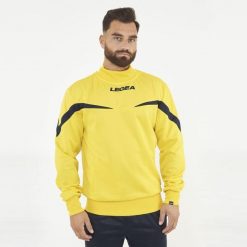 Kurtka biegowa Calcutta 100% poliester żółto-niebieska. Niebieskie kurtki Legea, xl, bez wzorów, z bawełny, bez kaptura. Za 72.00 zł.