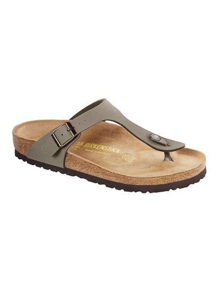 Birkenstock Japonki "Gizeh" w kolorze szarym rozmiar: 37. Szare japonki Birkenstock, bez wzorów. Za 266.66 zł.
