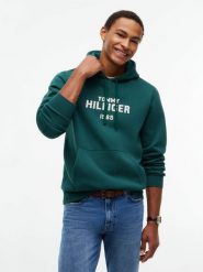 Tommy Hilfiger bluza z kapturem Mężczyźni zielony, XL. Zielone bluzy z kapturem Tommy Hilfiger, m, bez wzorów, z kapturem. Za 409.95 zł.