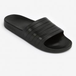 Klapki basenowe ADIDAS Adilette Aqua. Czarne klapki Adidas, z materiału. Za 79.99 zł.