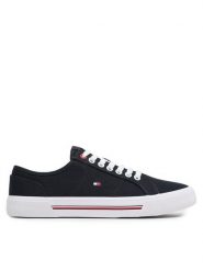 Tommy Hilfiger Tenisówki Core Corporate Vulc Canvas FM0FM04560 Granatowy. Niebieskie trampki Tommy Hilfiger, m, bez wzorów, bez zapięcia. Za 279.99 zł.