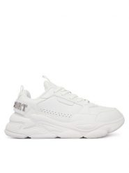 Plein Sport Sneakersy FAES USC0855 SLE004N Biały. Białe buty sportowe casual Plein Sport, bez wzorów, ze skóry, bez zapięcia. Za 725.00 zł.
