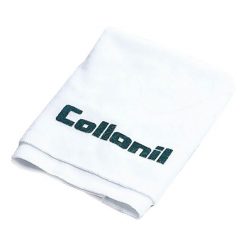 Ściereczka do polerowania obuwia Collonil Poliertucher. Buty trekkingowe Collonil, bez wzorów, bez zapięcia. Za 20.99 zł.