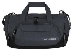 Torba sportowo-podróżna Kick Off S 23 L dla dorosłych unisex. Szare torby na ramię TRAVELITE, bez wzorów, z materiału, na ramię, bez dodatków. Za 156.85 zł.