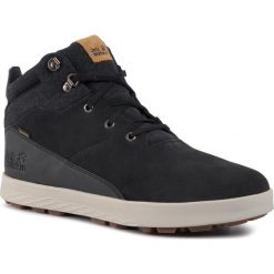 Sneakersy JACK WOLFSKIN - Auckland Wt Texapore Mid M 4035751 Black/Beige. Czarne buty sportowe casual Jack Wolfskin, bez wzorów, z futra, bez zapięcia. Za 549.00 zł.