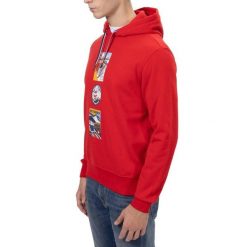 Bluza męska Napapijri B-Portalet Hooded. Czerwone bluzy Napapijri, m, bez wzorów, bez kaptura. Za 369.99 zł.