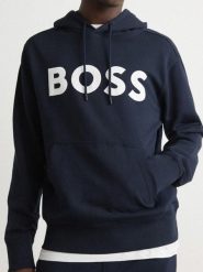 Hugo Boss Underwear Bluza w kolorze granatowym rozmiar: L. Niebieskie bluzy Hugo Boss Underwear, l, bez wzorów, z bawełny, z kapturem. Za 402.45 zł.