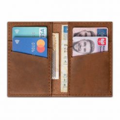 Skórzany Portfel Męski SW03 Brødrene J Brąz. Portfele bez wzorów, ze skóry. Za 79.00 zł.