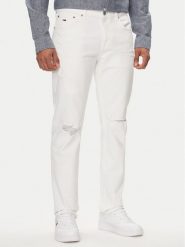 Tommy Jeans Jeansy Ryan DM0DM18761 Biały Straight Fit. Białe jeansy Tommy Jeans, m. Za 359.99 zł.