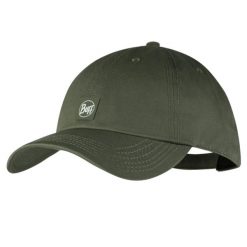Czapka z daszkiem dla dorosłych Buff Baseball Cap. Zielone czapki z daszkiem Buff, bez wzorów, z bawełny. Za 139.90 zł.