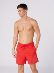DKNY Szorty kąpielowe w kolorze czerwonym rozmiar: S. Czerwone kąpielówki DKNY, s, bez wzorów, z materiału. Za 98.95 zł.