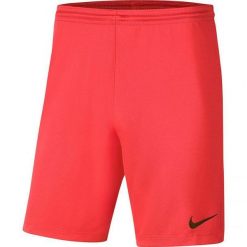 Męskie Spodenki Dry Park III. Czerwone szorty Nike, m, bez wzorów, sportowe. Za 102.99 zł.