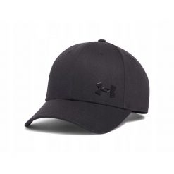 Czapka z daszkiem męska UNDER ARMOUR bawełna. Czarne czapki z daszkiem Under Armour, na zimę, bez wzorów, z bawełny. Za 84.99 zł.