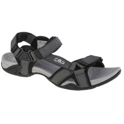 Sandały CMP Hamal Hiking Sandal 38Q9957-U901 czarne. Czarne sandały z gumy, bez zapięcia. Za 272.73 zł.