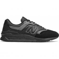 New Balance CM997HXE. Czarne buty sportowe casual New Balance, bez wzorów, z materiału. Za 499.99 zł.
