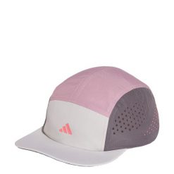 CZAPKA RUN 5-PANEL CLIMACOOL. Brązowe czapki z daszkiem Adidas, bez wzorów, z materiału. Za 129.00 zł.
