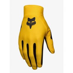 Rękawiczki rowerowe męskie Fox Flexair Glove. Czerwone rękawiczki FOX, bez wzorów. Za 167.99 zł.