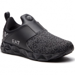 Sneakersy EA7 EMPORIO ARMANI - X8X019 XK024 00002 Black. Czarne buty sportowe casual marki EA7 Emporio Armani, z materiału. Za 969.00 zł.