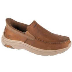 Buty sportowe Sneakersy męskie, Slip-Ins: Pollard - Osgood. Czarne buty sportowe casual Skechers, bez wzorów, bez zapięcia. Za 439.99 zł.