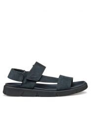 Geox Sandały U Xand 2S U15BGB 00032 C4002 Granatowy. Niebieskie sandały Geox, z nubiku, bez zapięcia. Za 259.99 zł.