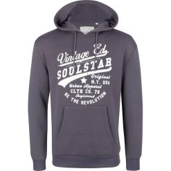 Bluza w kolorze antracytowym. Bluzy z kapturem marki Homebase, Tuffskull & Soulstar, m, z nadrukiem, prążkowane, z kapturem. W wyprzedaży za 127.95 zł.