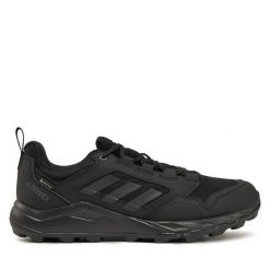 Buty do biegania adidas. Czarne buty do biegania Adidas, bez wzorów, z gore-texu, bez zapięcia, do biegania, gore-tex. Za 359.99 zł.