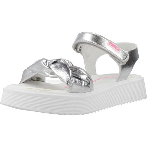 Sandały PABLOSKY 865350P Srebrny. Szare sandały PABLOSKY, ze skóry, bez zapięcia. Za 160.99 zł.