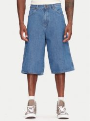 Wrangler Szorty jeansowe Jort 112362509 Niebieski Oversize. Niebieskie szorty Wrangler, m, bez wzorów, z bawełny. Za 199.99 zł.