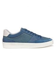 Geox Sneakersy w kolorze niebieskim rozmiar: 43. Niebieskie buty sportowe casual Geox, bez wzorów, z materiału, bez zapięcia. Za 254.74 zł.