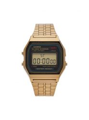 Casio Zegarek A159WGEA-1EF Złoty. Żółte, cyfrowe zegarki Casio, ze stali. Za 299.99 zł.