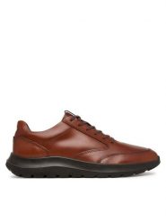 ECCO Półbuty City Stride 57181401014 Brązowy. Brązowe eleganckie półbuty ecco, bez wzorów, ze skóry, bez obcasa, bez zapięcia. Za 619.99 zł.
