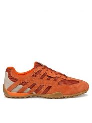 Geox Sneakersy U Snake Original U55MNA 02214 C6014 Pomarańczowy. Brązowe buty sportowe casual Geox, bez wzorów, ze skóry, bez zapięcia. Za 499.99 zł.