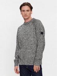 Calvin Klein Sweter K10K111959 Szary Regular Fit. Szare swetry rozpinane CALVIN KLEIN, m, bez wzorów, z bawełny, bez kołnierzyka, bez ramiączek. Za 749.99 zł.