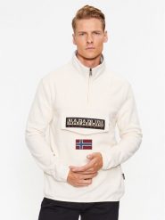 Napapijri Polar NP0A4HMZ Beżowy Regular Fit. Brązowe bluzy z polaru Napapijri, m, bez wzorów, z polaru, bez kaptura. Za 599.99 zł.