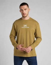 LEE LS LOGO LOOSE TEE MĘSKA KOSZULKA Z DŁUGIM RĘKAWEM LOGO L69AFQ85 112321850. Żółte bluzki z długim rękawem Lee, l, bez wzorów, z bawełny, bez kołnierzyka, bez ramiączek. Za 99.99 zł.
