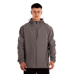 Softshell Willian Martin Stone Grey. Szare kurtki przeciwdeszczowe Softee, bez wzorów, z polaru, bez kaptura. Za 296.99 zł.