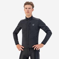 Kurtka zimowa męska Rogelli Deep Winter. Czarne kurtki Rogelli, na zimę, m, bez wzorów, bez kaptura. Za 491.00 zł.