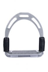 Aluminiowe strzemiona do jazdy konnej klasyczne HKM Ultra Safety. Czarne sztyblety HKM, bez wzorów, z materiału, bez obcasa, bez zapięcia. Za 247.50 zł.