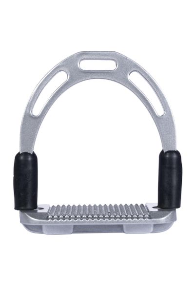 Aluminiowe strzemiona do jazdy konnej klasyczne HKM Ultra Safety. Czarne sztyblety HKM, bez wzorów, z materiału, bez obcasa, bez zapięcia. Za 251.50 zł.
