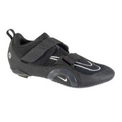 Męskie Buty Treningowe SuperRep Cycle 2. Czarne buty turystyczne Nike, bez wzorów, z materiału, bez zapięcia, trekkingowe. Za 479.99 zł.