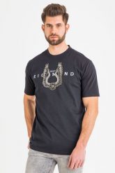 T-SHIRT ZARAGOVA john richmond. T-shirty John Richmond, m, bez wzorów, bez kołnierzyka, bez ramiączek. W wyprzedaży za 323.70 zł.