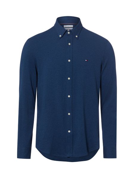 Tommy Hilfiger Koszula Mężczyźni Slim Fit Bawełna niebieski, XL. Niebieskie koszule Tommy Hilfiger, m, bez wzorów, z bawełny, bez kołnierzyka, bez ramiączek. Za 409.95 zł.