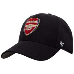 Czapka z daszkiem męska Arsenal FC MVP Cap. Czarne czapki z daszkiem 47 Brand, na lato, bez wzorów, z materiału. Za 109.99 zł.