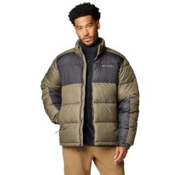 Kurtka sportowa męska Pike Lake II Jacket. Zielone kurtki do biegania Columbia, m, bez wzorów, z poliesteru, bez kaptura, do biegania. Za 499.99 zł.