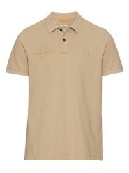Camel Active Koszulka polo w kolorze beżowym rozmiar: XL. Brązowe koszulki polo Camel Active, xl, bez wzorów, z bawełny, bez kołnierzyka, bez ramiączek. Za 150.37 zł.