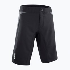 Spodenki rowerowe męskie ION Traze black. Czarne spodenki rowerowe ION, l, bez wzorów, z materiału, rowerowe. Za 279.99 zł.