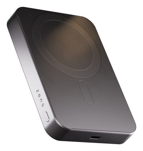 ZENS Slim Qi2 Aluminium Powerbank - magnetyczny powerbank 10000 mAh kompatybilny z MagSafe i Qi2 (black). Czarne powerbanki No name. Za 350.99 zł.